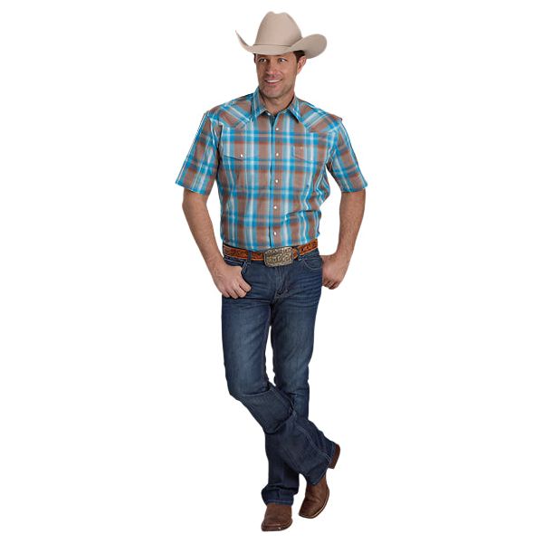 Men's Roper Amarillo Collection Snap Shirt 03-002-0278-3014 - Crazy House Western Wear