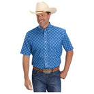 Men's Roper Short Sleeve Amarillo Allover Print Shirt 03-002-0326-4037 - Crazy House Western Wear