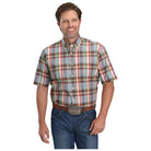 Men's Roper Short Sleeve Amarillo Plaid 1 Pocket Button Up Shirt 03-002-0379-5016 - Crazy House Western Wear