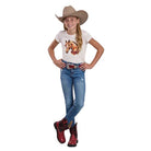 Girl's Roper Short Sleeve Horse Printed T-shirt 03-009-0513-5059
