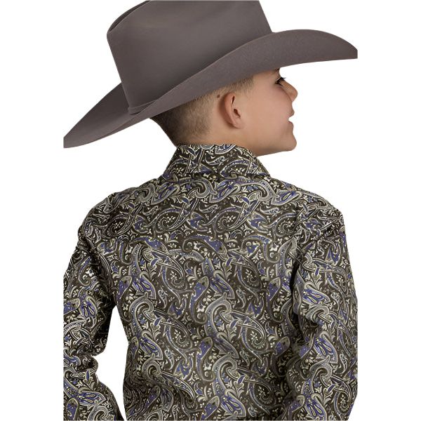 Boy's Roper Mirage Snap Shirt 03-030-0225-3023 - Crazy House Western Wear