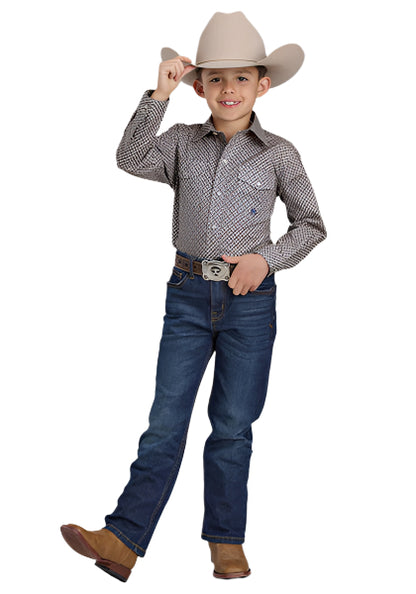 Boy's Roper Mirage Snap Shirt 03-030-0225-3024