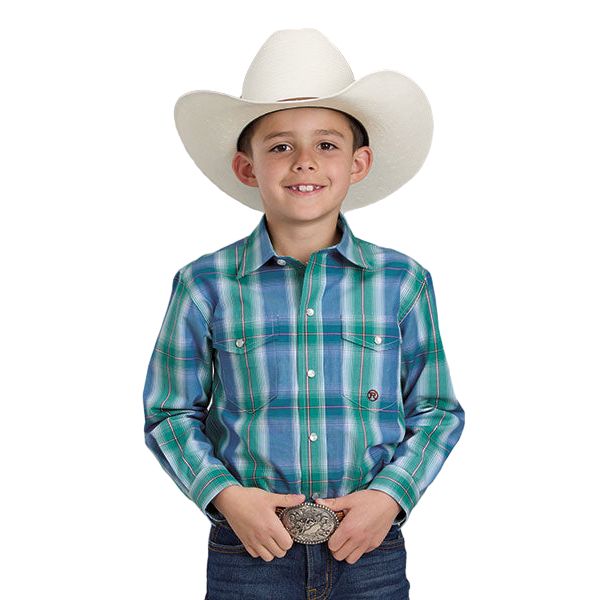 Boy's Roper Amarillo Collection Long Sleeve Shirt 03-030-0278-3017