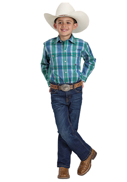 Boy's Roper Amarillo Collection Long Sleeve Shirt 03-030-0278-3017