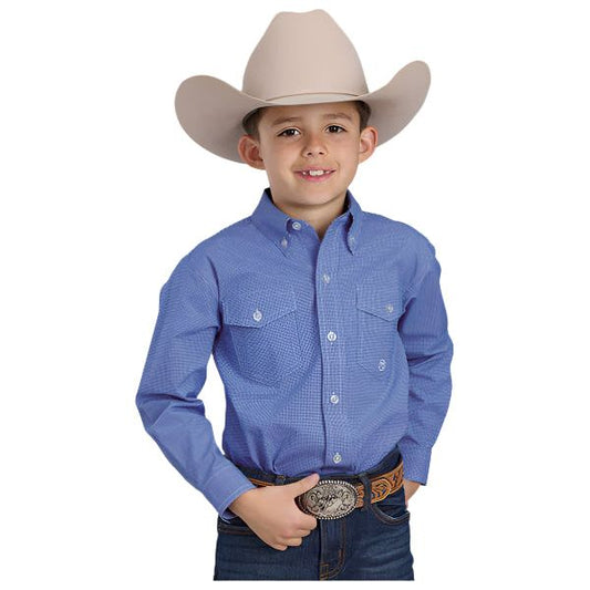 Boy's Roper Amarillo Button Shirt 03-030-0378-3103