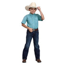 Boy's Roper Short Sleeve Amarillo Plaid Button Up Shirt 03-031-0378-3105