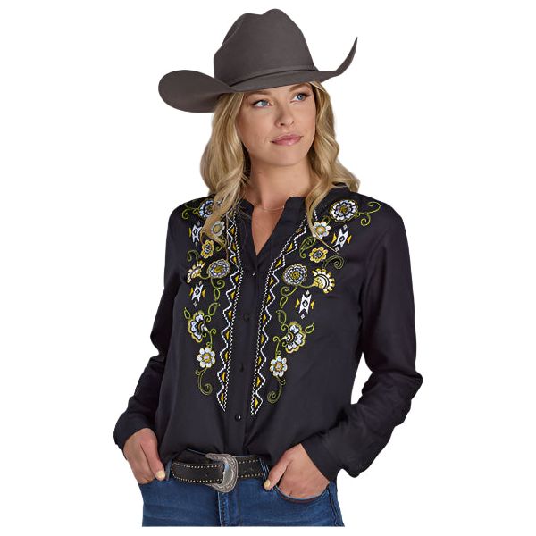 Women's Studio West Embroidered Blouse 03-050-0565-3052