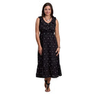 Women's Roper Black and White Polka Dot Sleeveless Dress 03-057-0565-4097