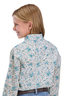 Girl's Long Sleeve Performance All Over Print Shirt 03-080-0064-0474