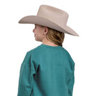 Girl's Roper Turquoise Knit Sweatshirt 03-089-0514-6172