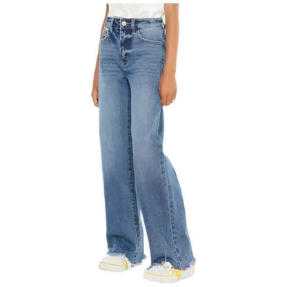 KanCan Kitty High Rise Mini Straight Leg Kid Jeans - Crazy House Western Wear