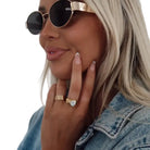 Women's Gold "The Bling Ring"