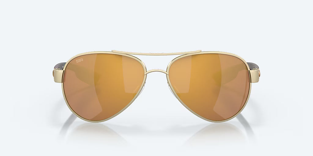 Costa Loreto Brushed Gold with Gold Polarized Lenses 06S4006-9825