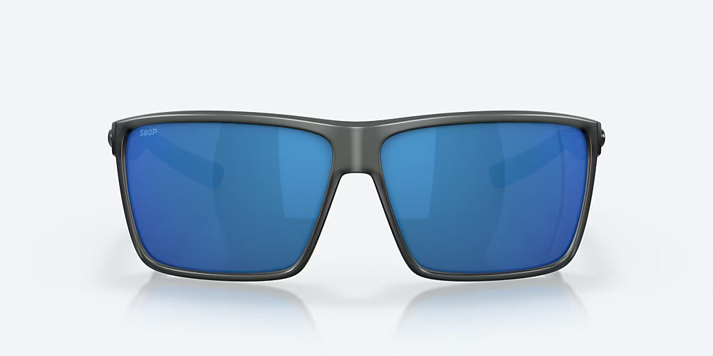 Costa Rincon Smoke Crystal with Blue Polarized Lenses RIN 156 OBMP