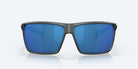 Costa Rincon Smoke Crystal with Blue Polarized Lenses RIN 156 OBMP