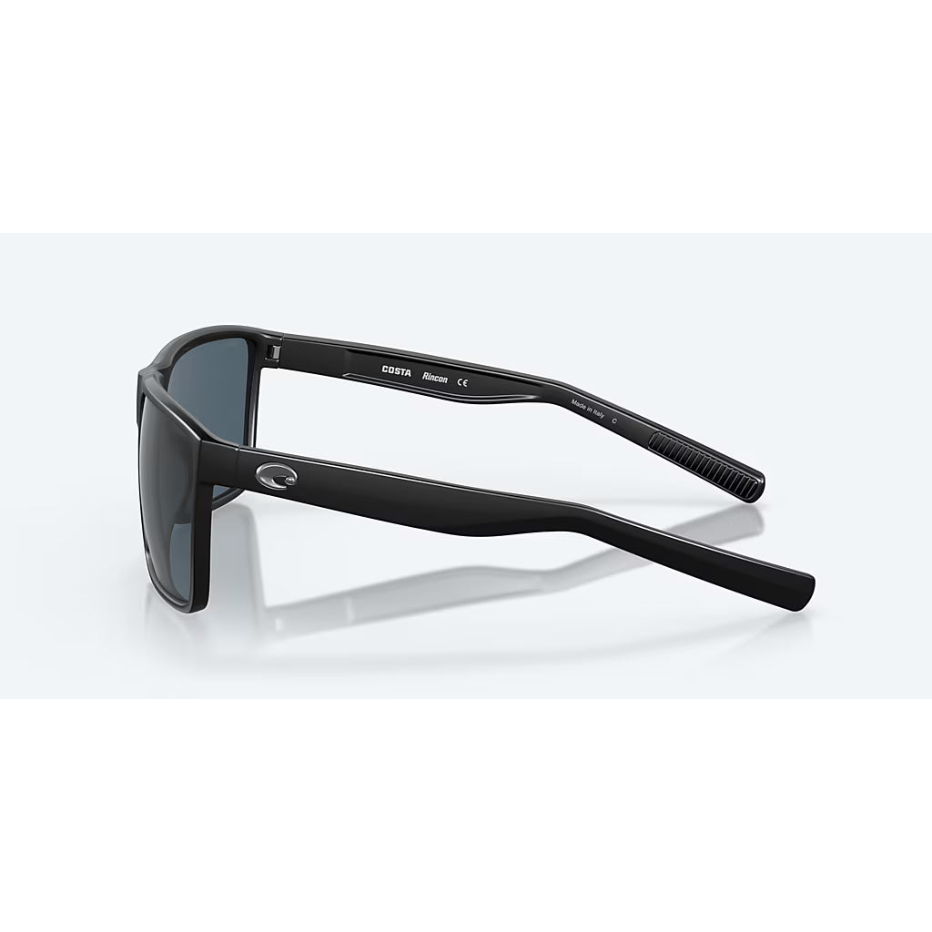 Costa Rincon Sunglasses with Matte Black Frame and Gray 580P Lenses 06S9018-90184163