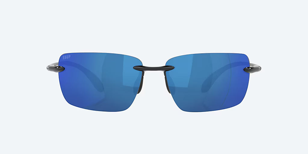 Costa Gulf Shore Shiny Black with Blue Polarized Lenses GSH10OGMP