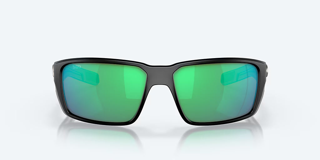 Costa Fantail Pro Matte Black with Green Polarized Lenses 06S9079