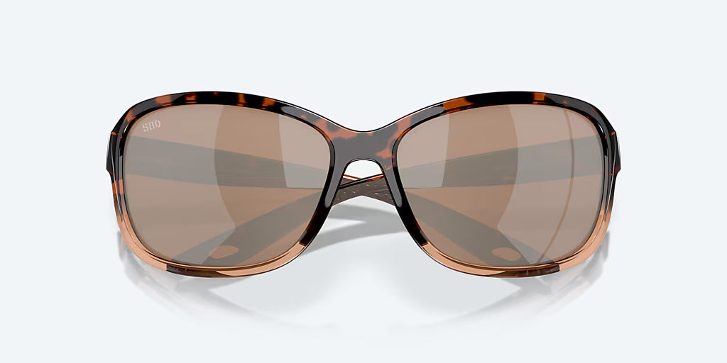Costa Seadrift Shiny Tortoise Fade with Copper Silver Polarized Lenses 6S9114-0360