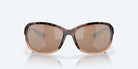 Costa Seadrift Shiny Tortoise Fade with Copper Silver Polarized Lenses 6S9114-0360