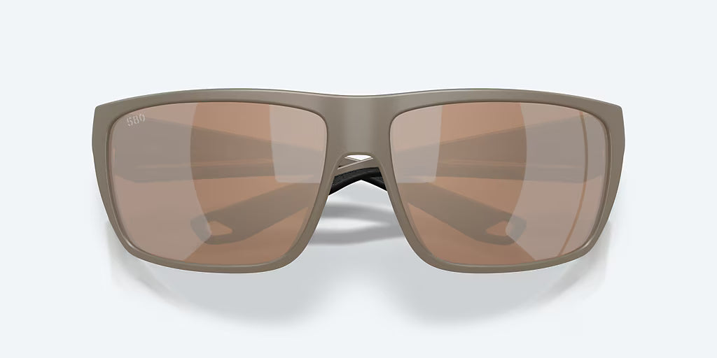 Costa Fly Line Matte Sand with Copper Silver Polarized Sunglasses 06S9129-9129