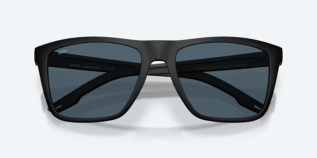 Costa Mainsail XL Matte Black with Gray Polarized Lenses 06S9131-9131