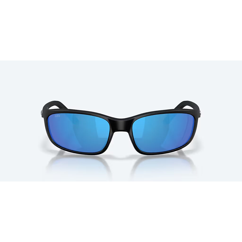 Costa Brine II Matte Black with Blue Polarized Lenses 06S9134