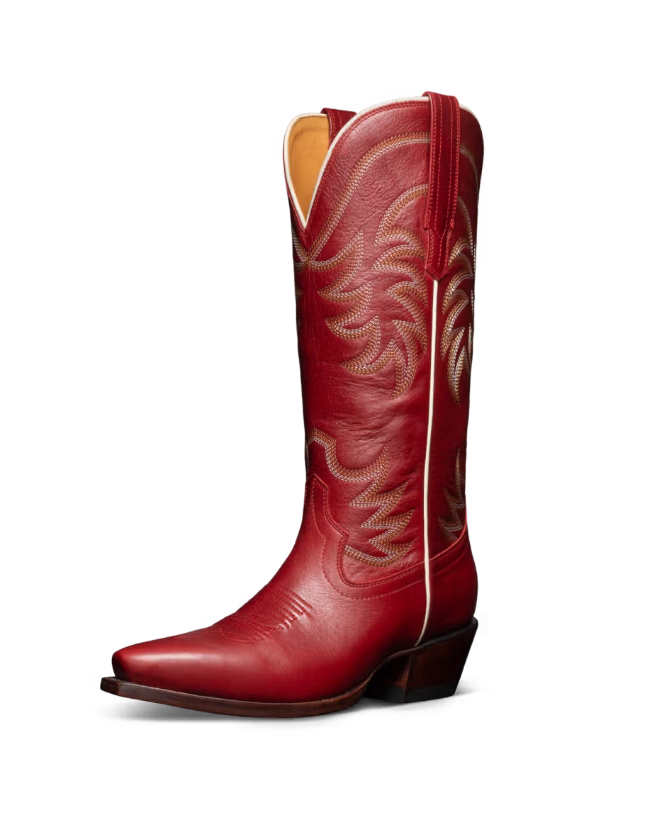 Tecovas Women's Scarlet Cowhide The Annie Snip Toe Boot W20007SCR