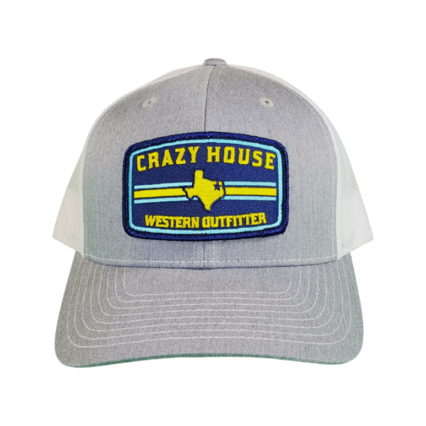 Gray Snapback with Outfitter Patch - Crazy House Western Wear