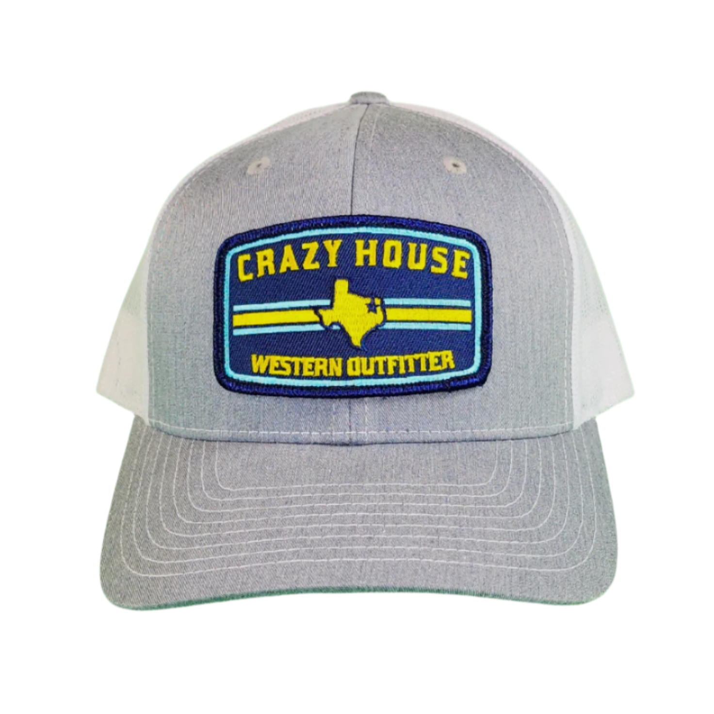 Gray Snapback with Outfitter Patch - Crazy House Western Wear