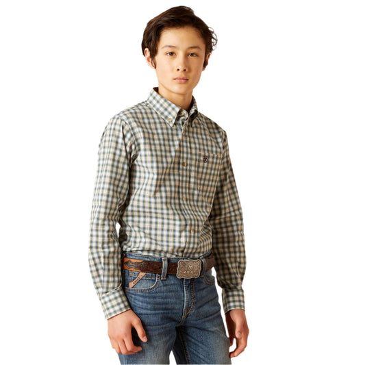 Boy's Ariat Pro Series Blake Classic Fit Button Down Shirt 10046435