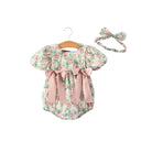 Girl's Infant Vintage Rose Romper 