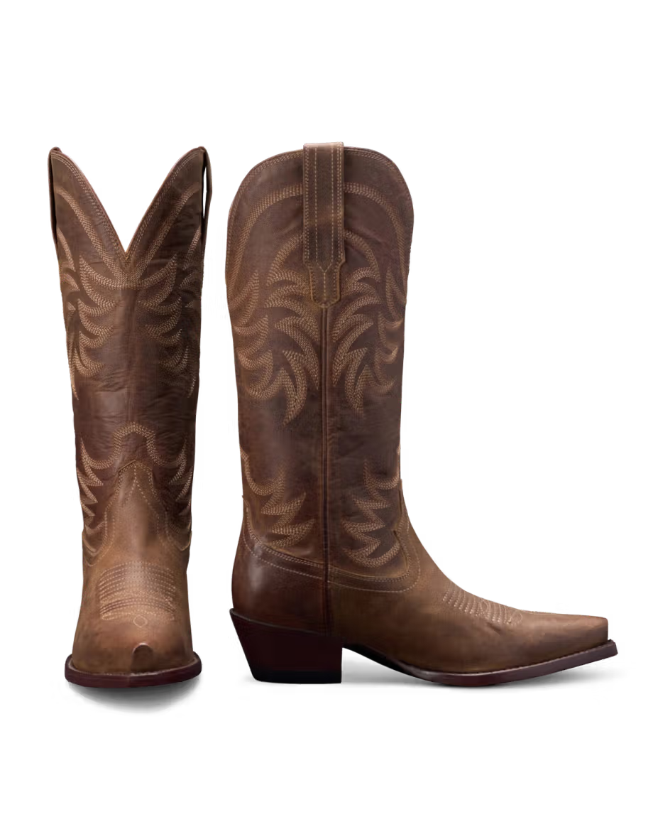 Tecovas Women's Cafe Goat The Annie Snip toe Boots W20007CAF