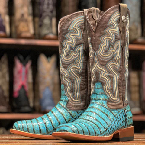 Women's Tanner Mark Caiman Print Boots TML207070