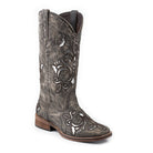 Women's Roper 12 In Leather Boot With Underay On Vamp 09-021-0901-0671 TA