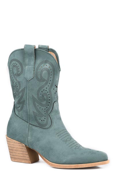 Roper Women's Green Fashion Shorty Boot 09-021-1557-3843