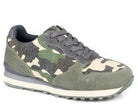 Women's Roper Green Cow Suede and Camo Print Casual Shoes 09-021-1797-3764