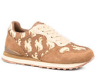 Roper Women's Brown Cow Suede Giddy up Casual Shoes 09-021-1797-3850