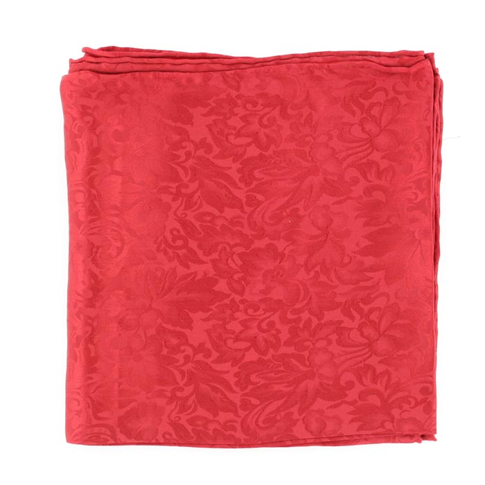 Red Floral Wild Rag Scarf