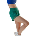 Women's Rae Mode Kelly Green Recycled Active Short With Mesh P6272