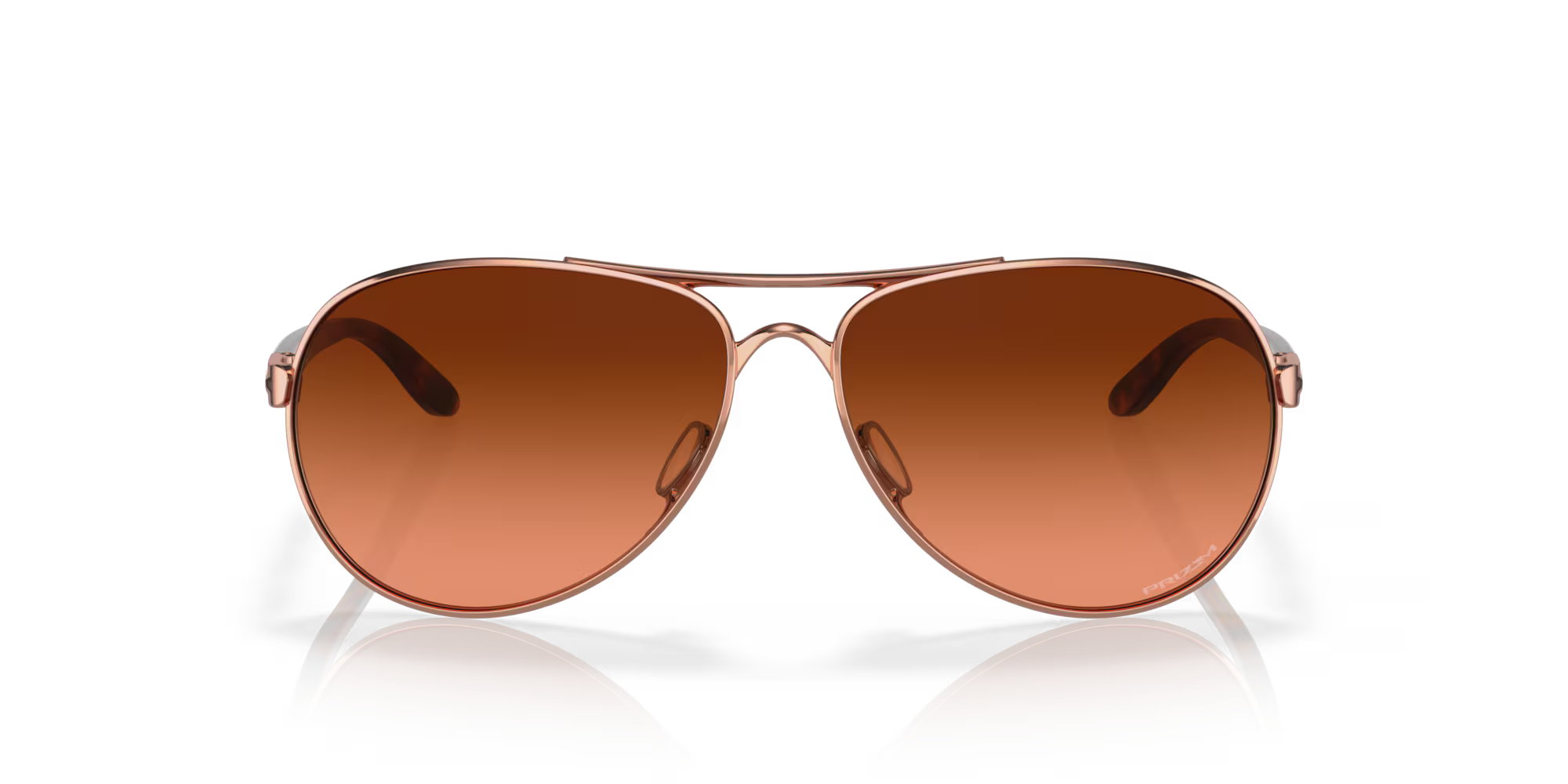 Oakley Feedback Rose Gold Frame with Brown Gradient Lenses OO4079-4659