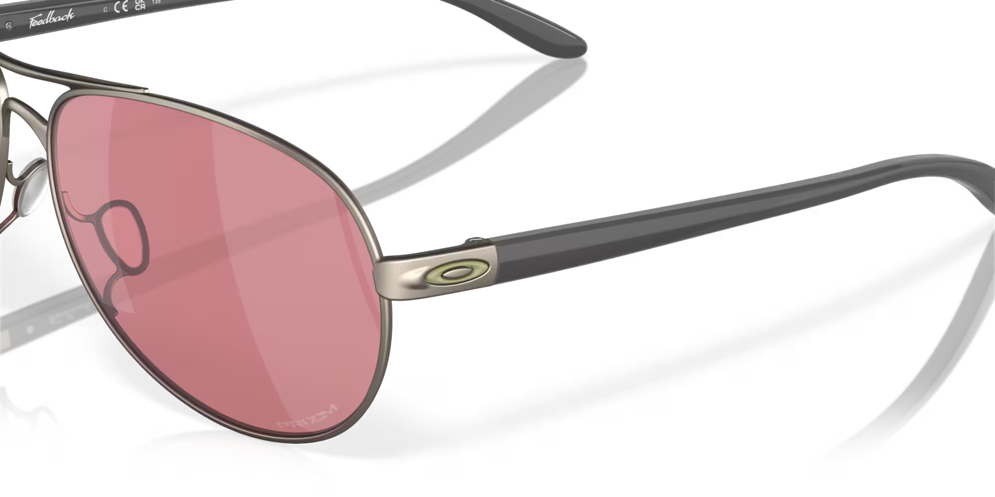 Oakley Feedback Satin Gunmetal Frame with Dark Golf Lenses OO4079-49