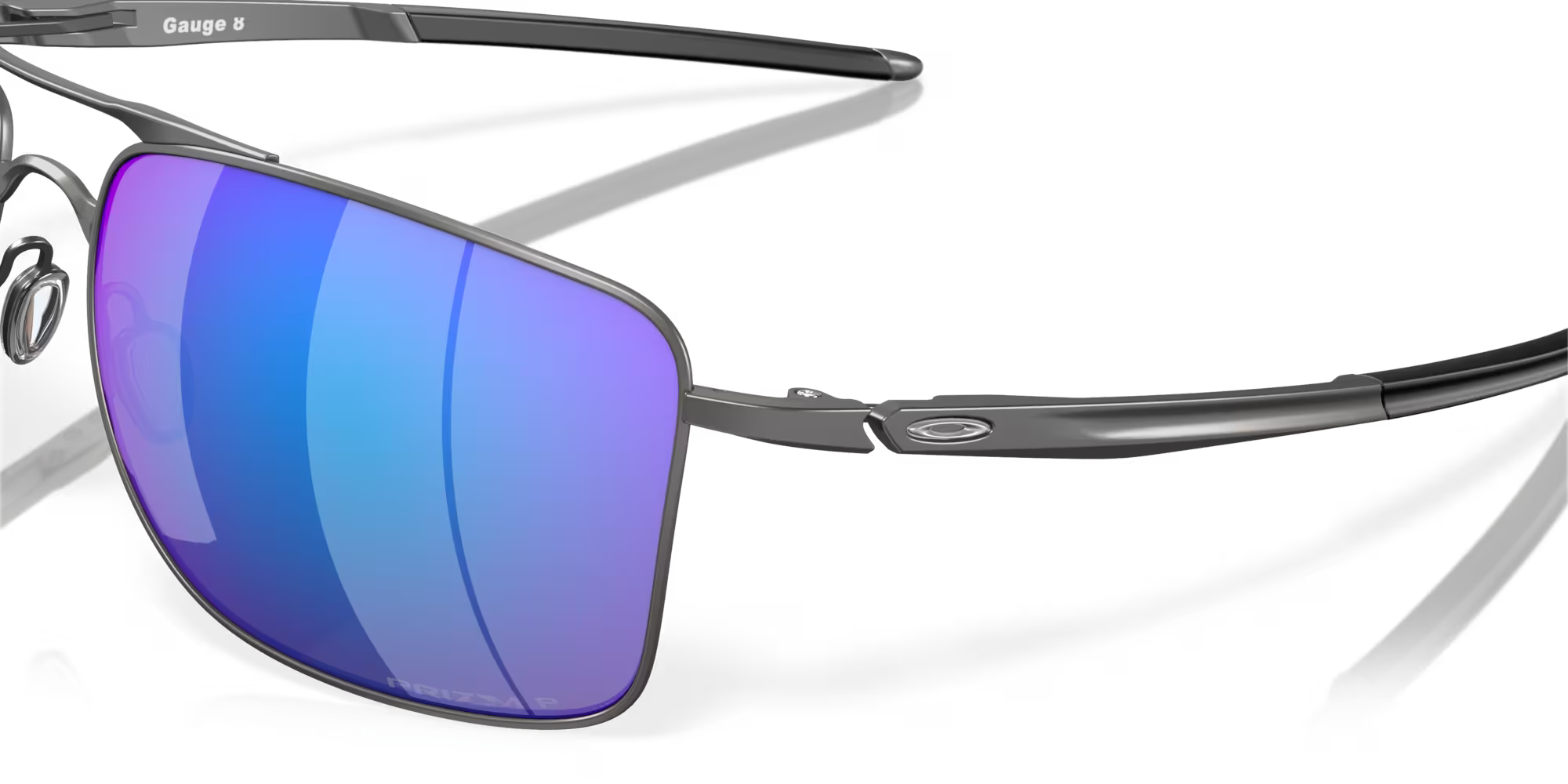Oakley Gauge 8 Matte Gunmetal Frame with Prizm Sapphire Polarized Lenses OO4124-06