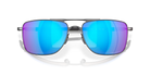 Oakley Gauge 8 Matte Gunmetal Frame with Prizm Sapphire Polarized Lenses OO4124-06