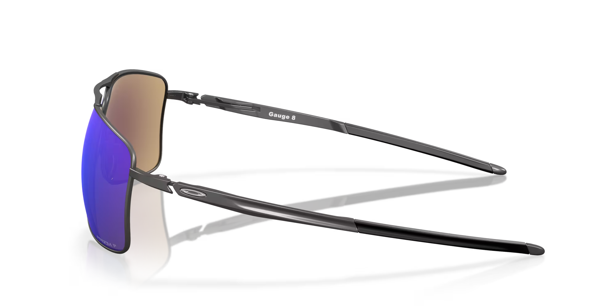 Oakley Gauge 8 Matte Gunmetal Frame with Prizm Sapphire Polarized Lenses OO4124-06