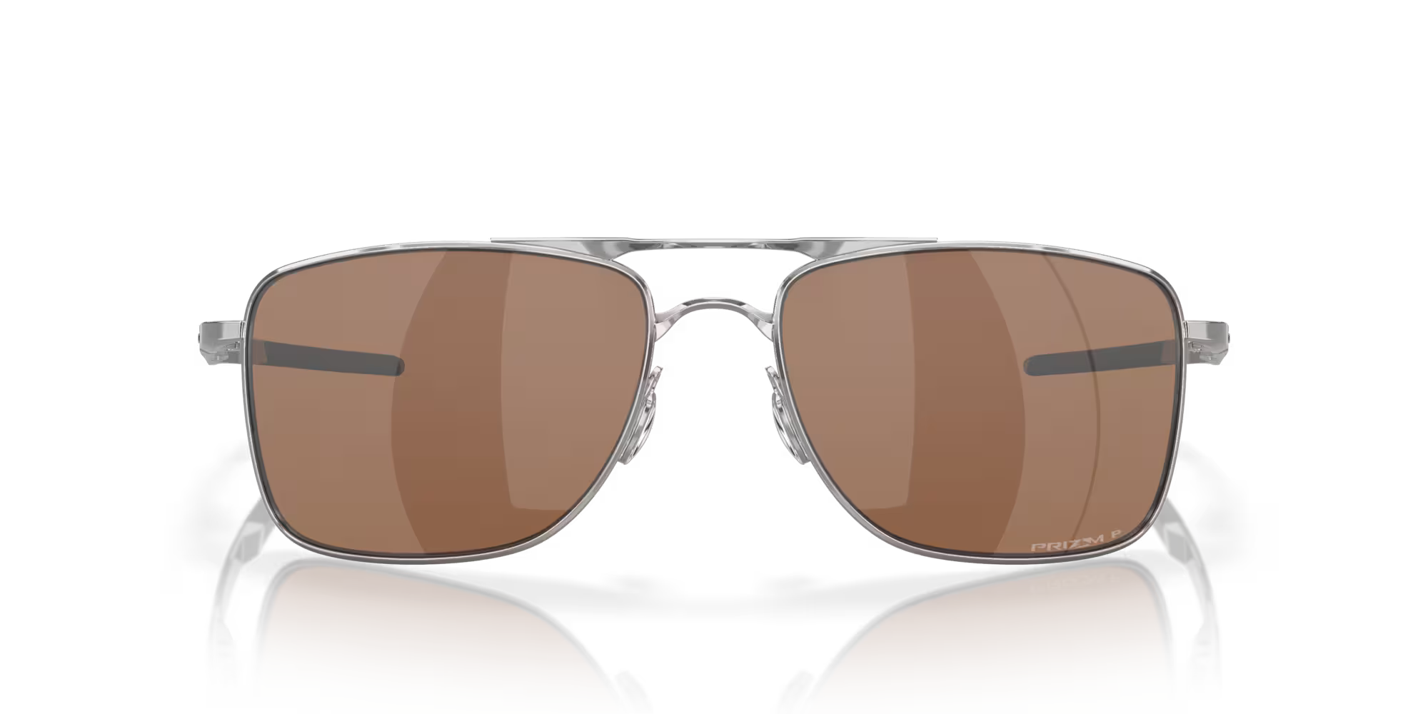 Oakley Gauge 8 Polished Chrome Frame with Tungsten Polarized Lenses OO4124-0962