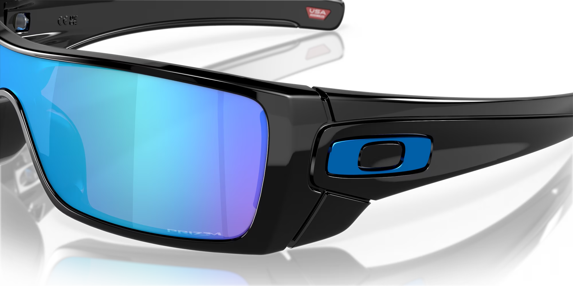 Oakley Batwolf Polished Black Frame with Prizm Sapphire Lenses 0OO9101-91015827