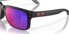 Oakley Holbrook Matte Black Frame with red Iridium Lenses OO9102-36