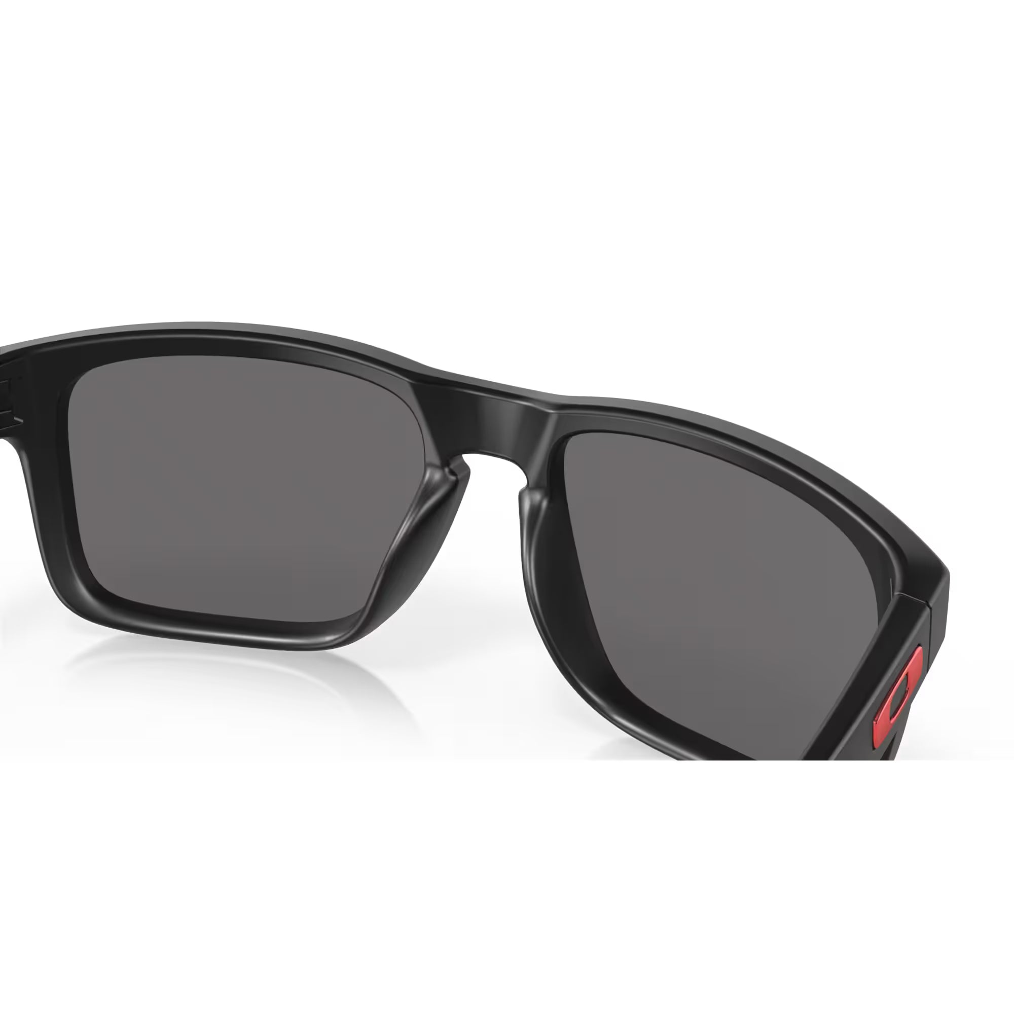 Oakley Holbrook Matte Black Frame with red Iridium Lenses OO9102