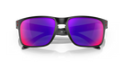 Oakley Holbrook Matte Black Frame with red Iridium Lenses OO9102-36